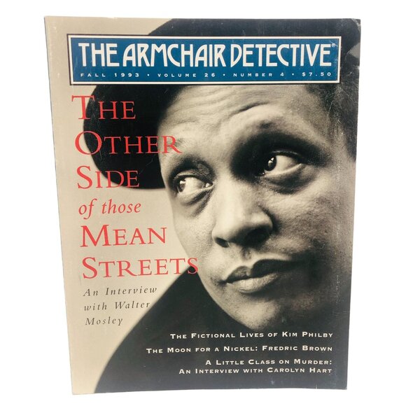 Vtg The Armchair Detective Magazine Fall 1993 Vol 26 No 4 Walter Mosley - Picture 1 of 6